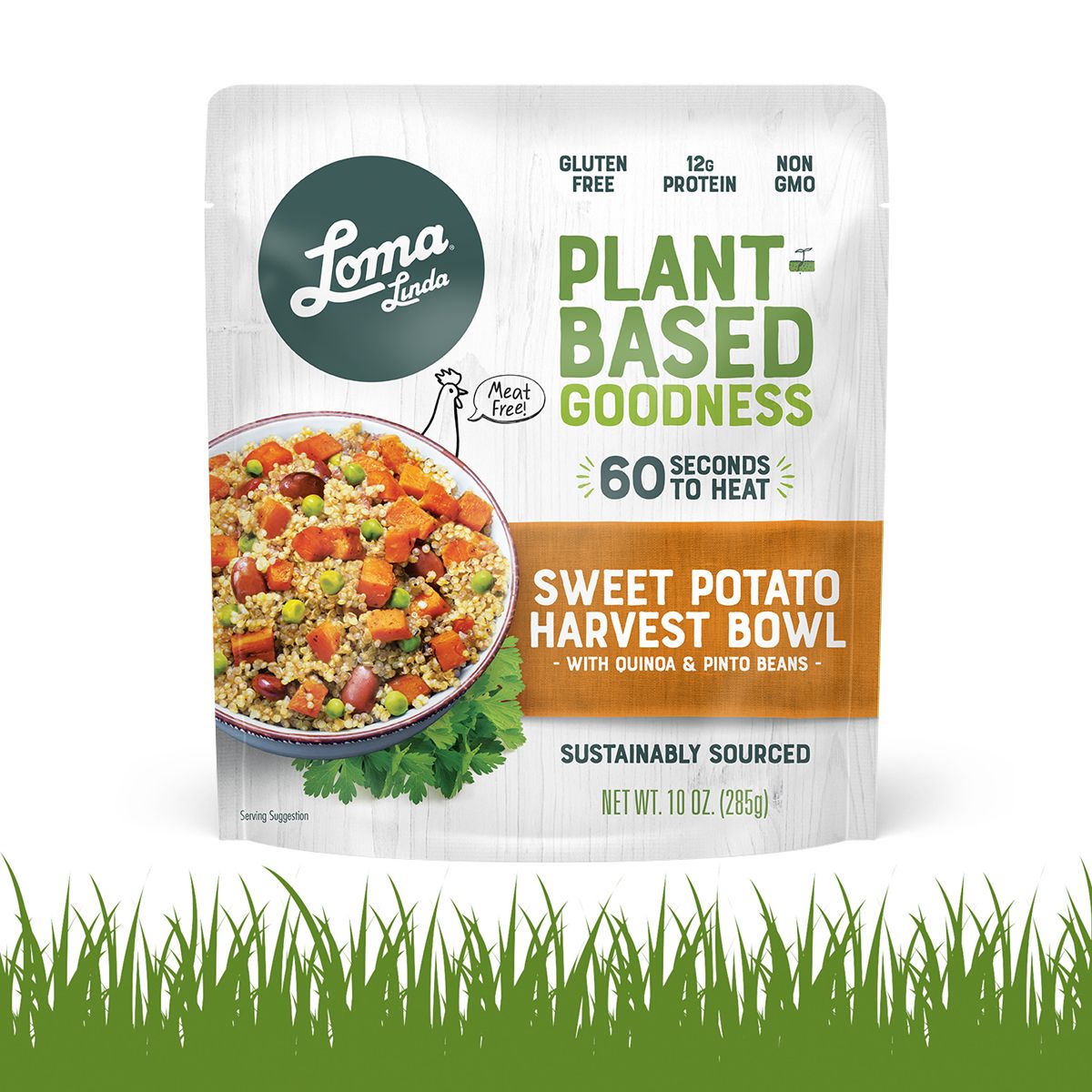 Loma Linda Plant-Based Microwavable Pouch - Sweet Potato Harvest Bowl