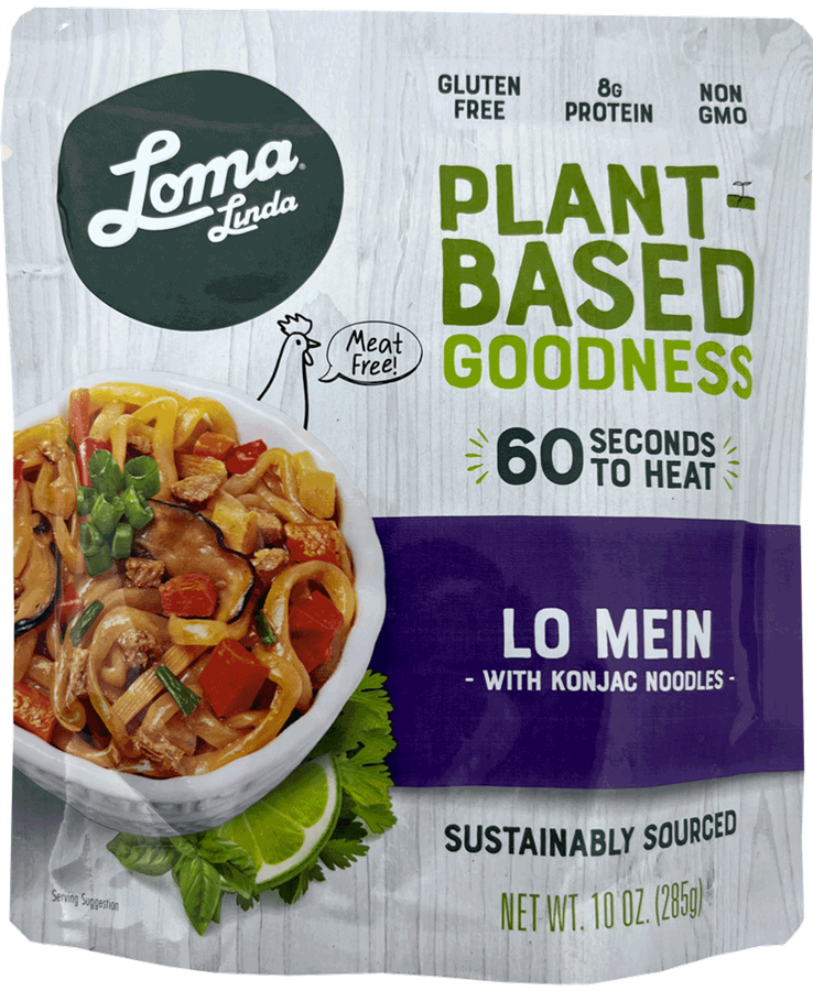 Loma Linda Plant-Based Microwavable Pouch - Lo Mein