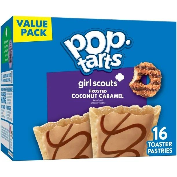 Pop Tarts 16ct Value Pack     Frosted Girl Scouts Coconut Caramel