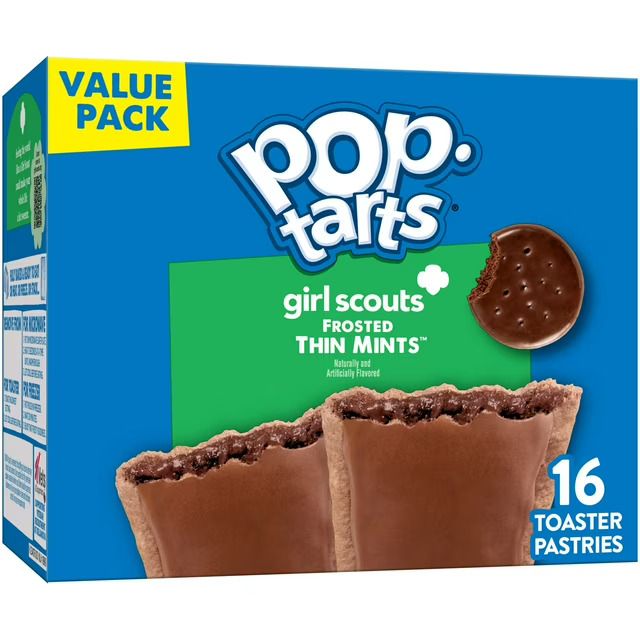 Pop Tarts 16ct Value Pack     Frosted Girl Scouts Thin Mints