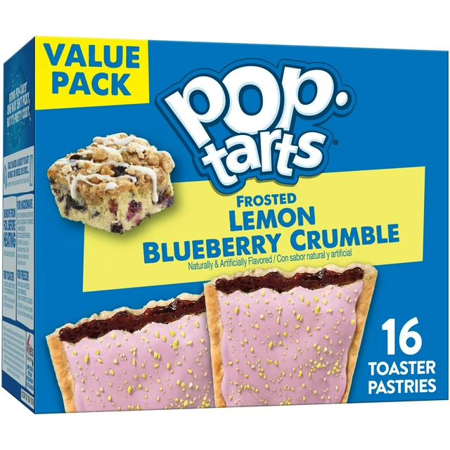 Pop Tarts 16ct Value Pack     Frosted Lemon Blueberry Crumble