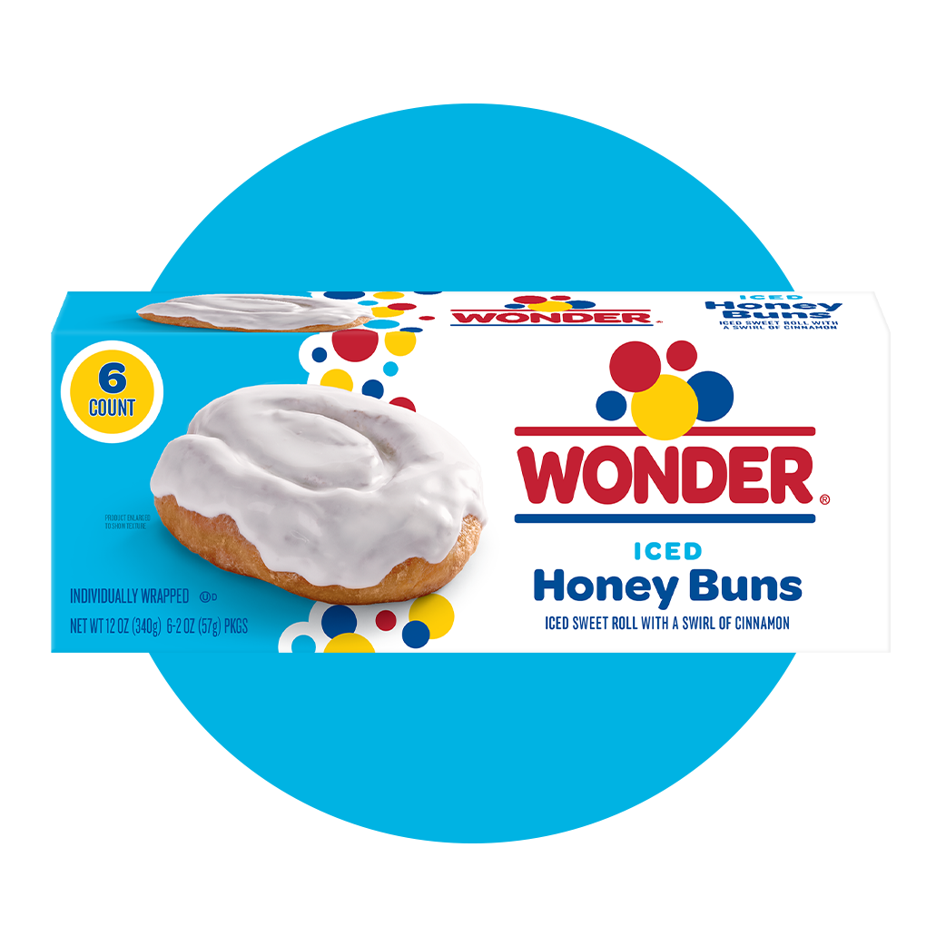 Wonder - Iced Honey Buns 6ct