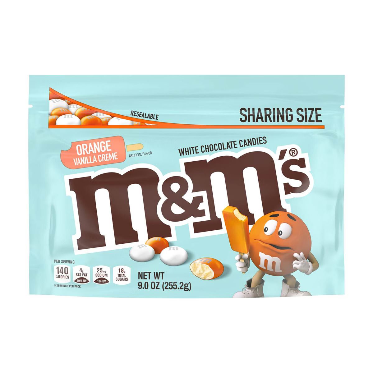 Share Pack    M&amp;M&#39;s Orange Vanilla Creme