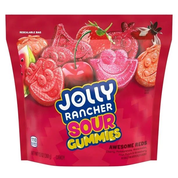 Share Pack - Jolly Rancher Sour Gummies Awesome Reds
