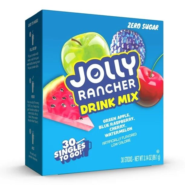 Jolly Rancher 30ct - (add to 16.9oz water)     Variety Pack