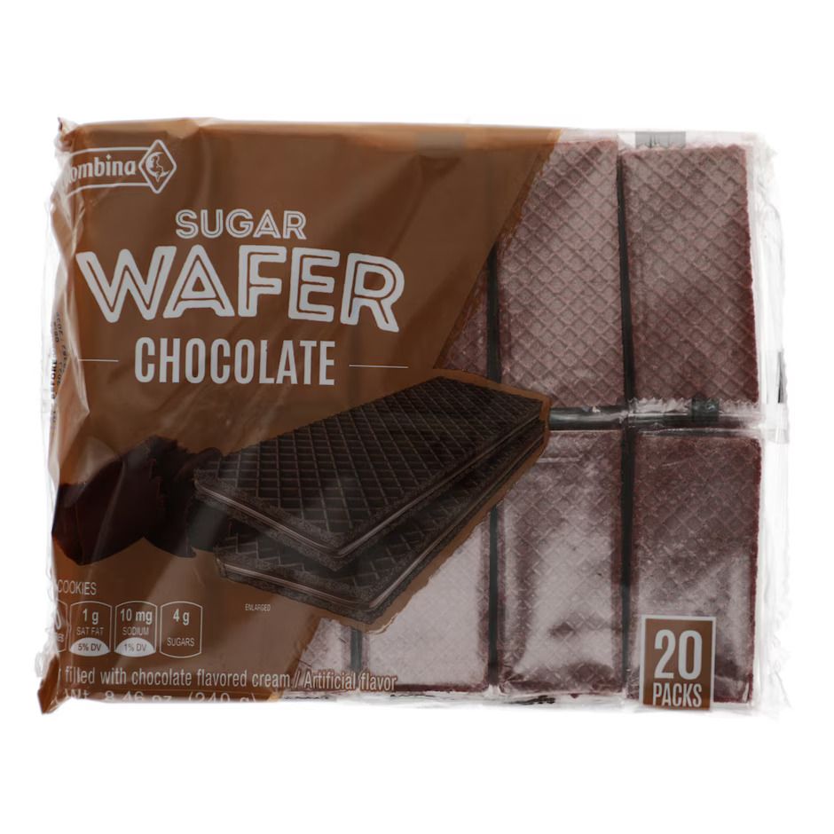 Sugar Wafers 20ct - Chocolate