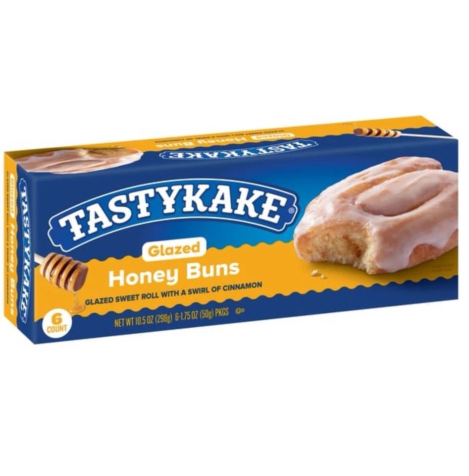 Tastykake Glazed Honey Buns 6ct