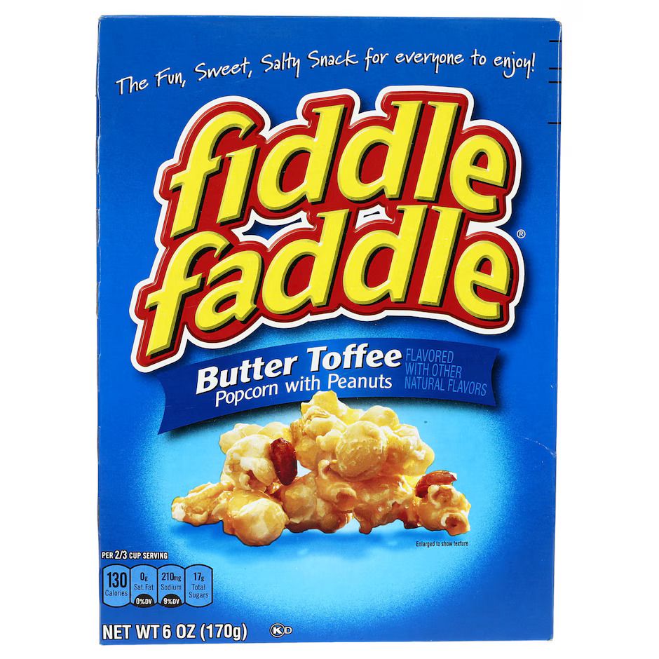 Fiddle Faddle     Butter Toffee