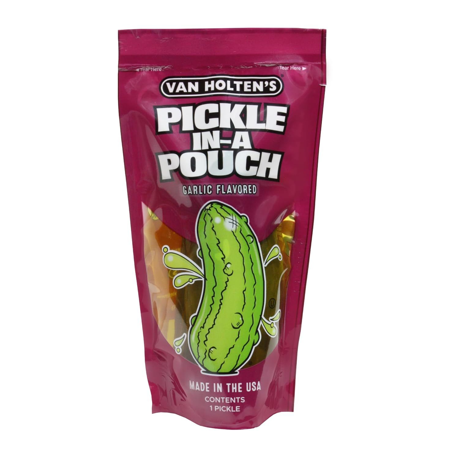 Pickle in a Pouch     Kosher Garlic