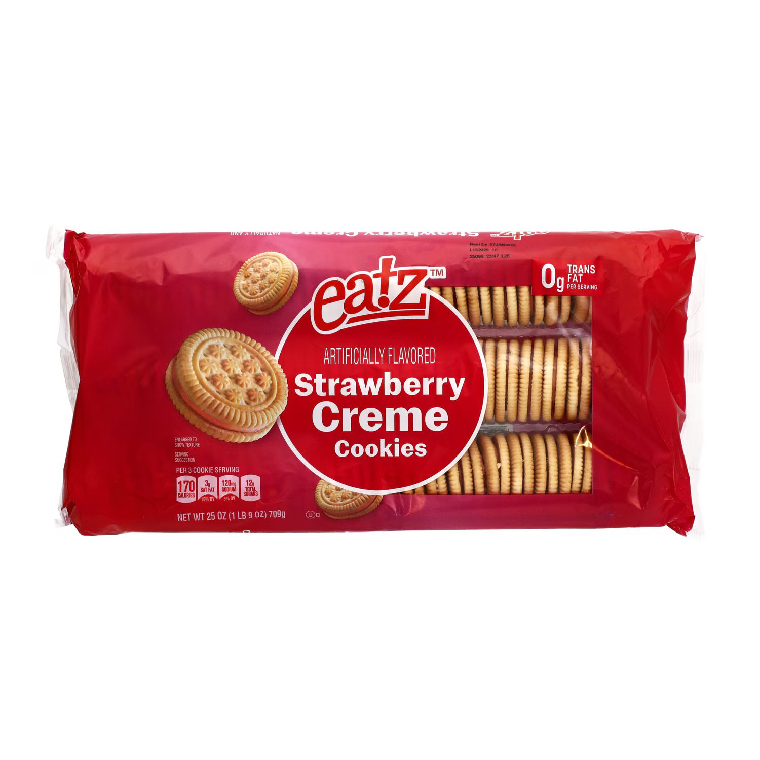 Sandwich Creme,     Strawberry (large)