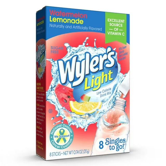 Wyler&#39;s Light 8ct - (add to 16.9oz water)     Watermelon Lemonade