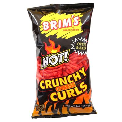 Brim&#39;s Crunchy Cheese Curls - hot