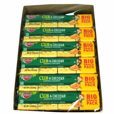 Keebler Sandwich Crackers - Club &amp; Cheddar 12ct