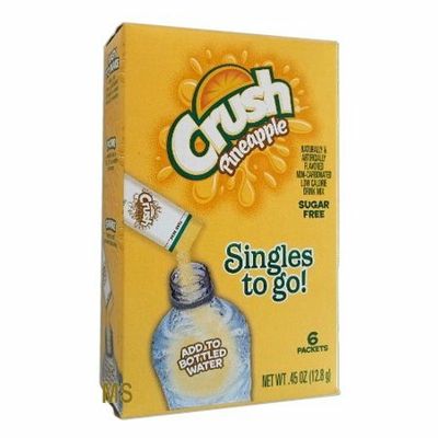 Crush 6ct - sugar free (add to 16.9oz water)     Pineapple