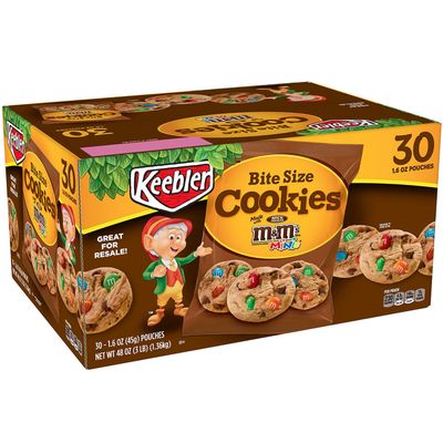 Keebler Bite-Sized Cookies with M&amp;Ms 30ct