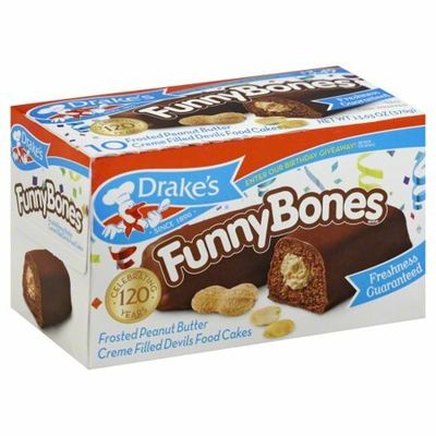 Drake&#39;s -    Funny Bones 10ct (PB Créme Filled)