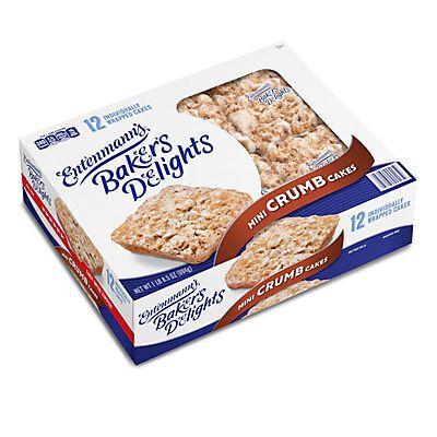 Entenmann’s Baker’s Delights Mini Crumb Cakes 12ct