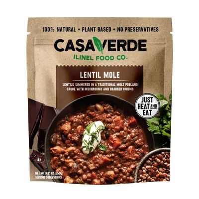 Casa Verde Plant Based Microwave Pouch - Lentil Mole
