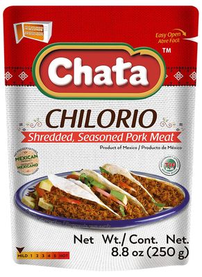 Chata Chilorio Shredded, Seasoned Pork Meat