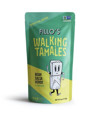Fillo&#39;s Walking Tamales Corn Bar - Bean Salsa Verde (mild)