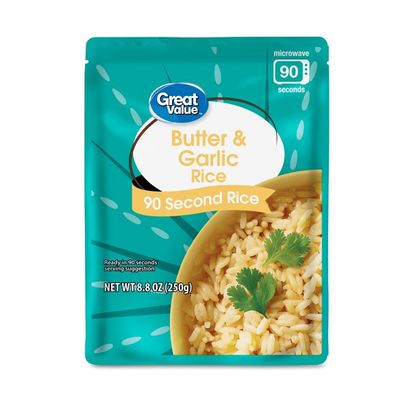 Great Value Rice Microwavable Pouch - Butter &amp; Garlic