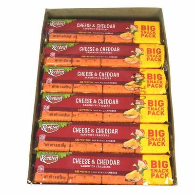 Keebler Sandwich Crackers - Cheese &amp; Cheddar 12ct