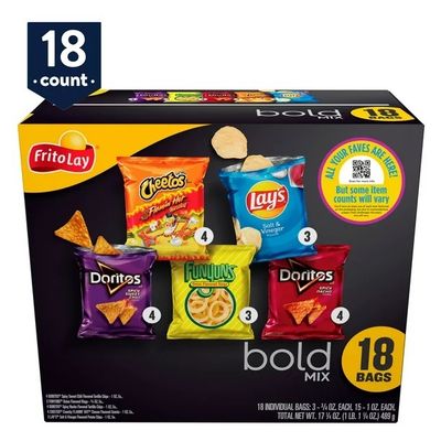 Frito Lay     Variety Pack Bold Mix 18ct