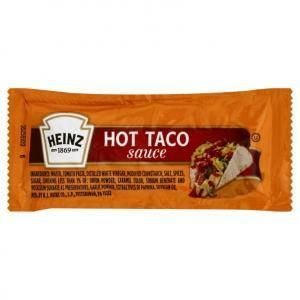 Taco Sauce Packets, hot 10ct (1512)