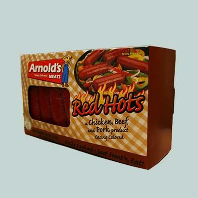 Arnold&#39;s Sausages - Red Hots (contains pork)