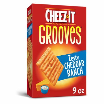 Cheez It Boxes     Grooves Zesty Cheddar Ranch