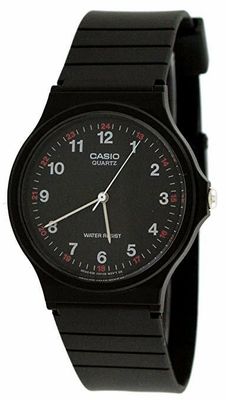 Casio Plastic 3-Hand Analog Water Resistant Watch