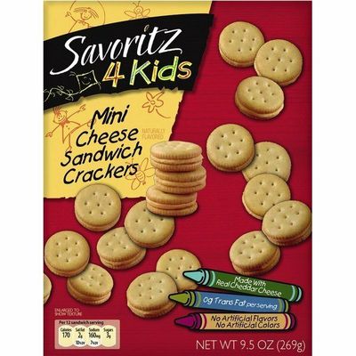 Savoritz Crackers     Mini Cheese Sandwich Crackers