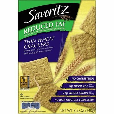 Savoritz Crackers     Thin Wheat (reduced fat)
