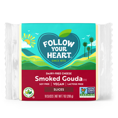 Vegan Plant Based Gouda Cheese 10ct