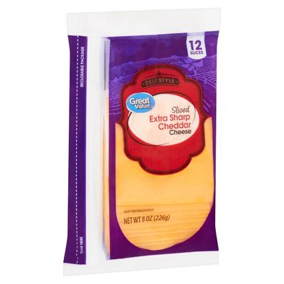 Cheddar - extra sharp (sliced)