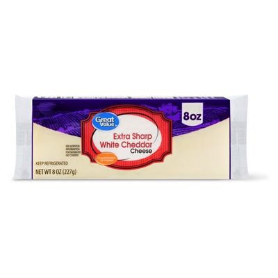 Cheddar - extra sharp white (block)