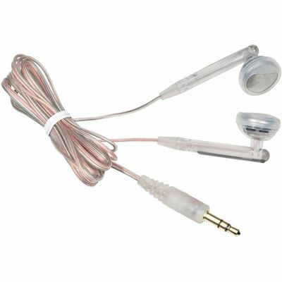 Sangean EU-15CL Clear Stereo Earbuds