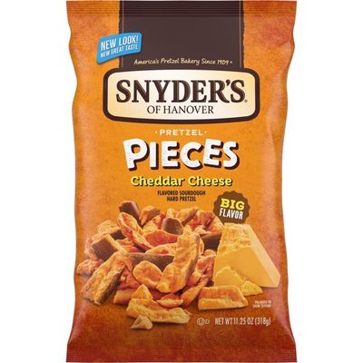 Snyder&#39;s Pretzel Pieces     Cheddar Cheese