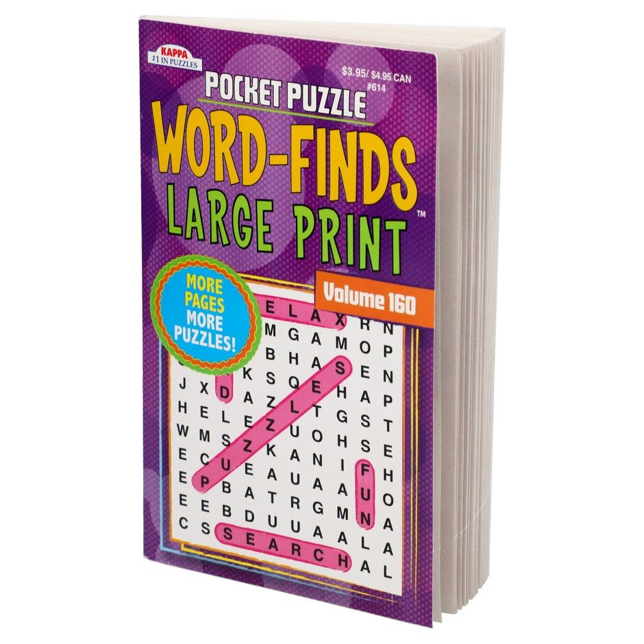 Word Find Puzzle Book - Large Print