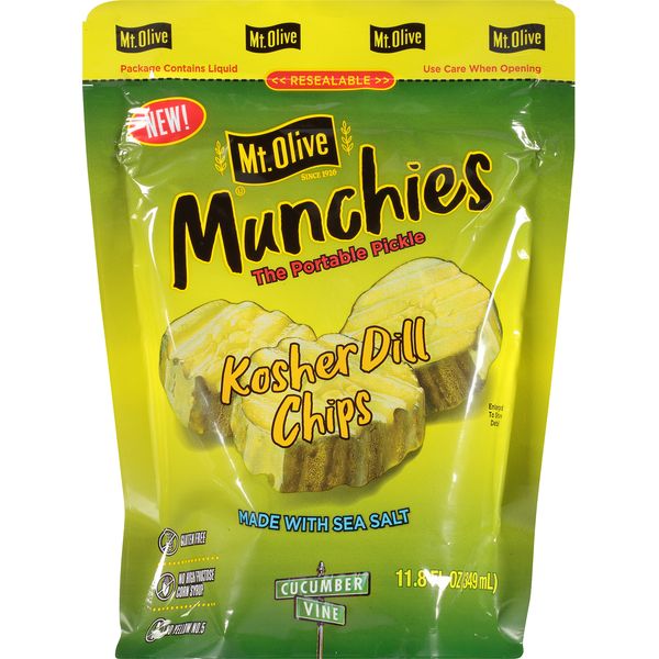 Mt. Olive Munchies Kosher Dill Chips (large pouch)