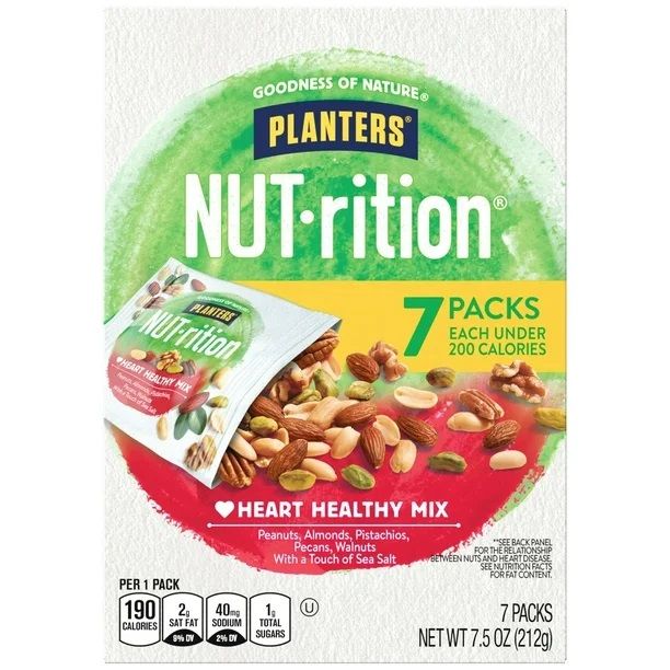 Planter&#39;s Nut-rition - Heart Healthy Mix 7ct