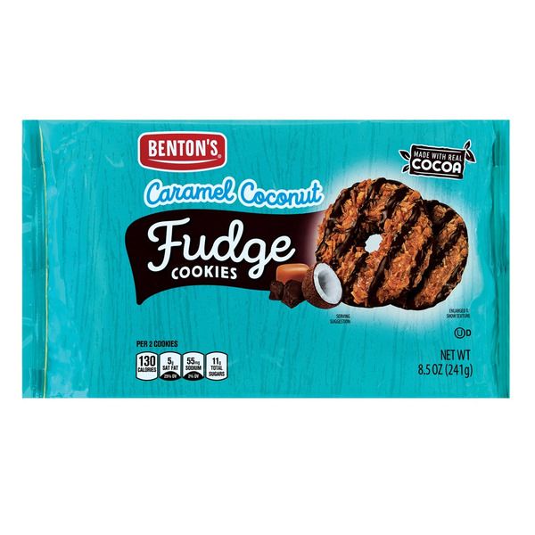 Caramel Coconut Fudge Cookies