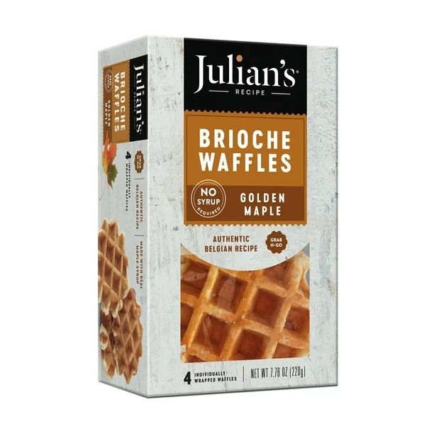 Julian&#39;s Brioche Waffles 4ct - Golden Maple