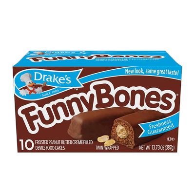 Drake&#39;s -    Funny Bones 10ct (PB Créme Filled)