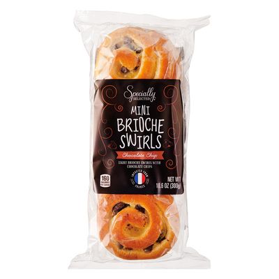 Specially Selected Mini Brioche Swirls 6ct - Chocolate Chip