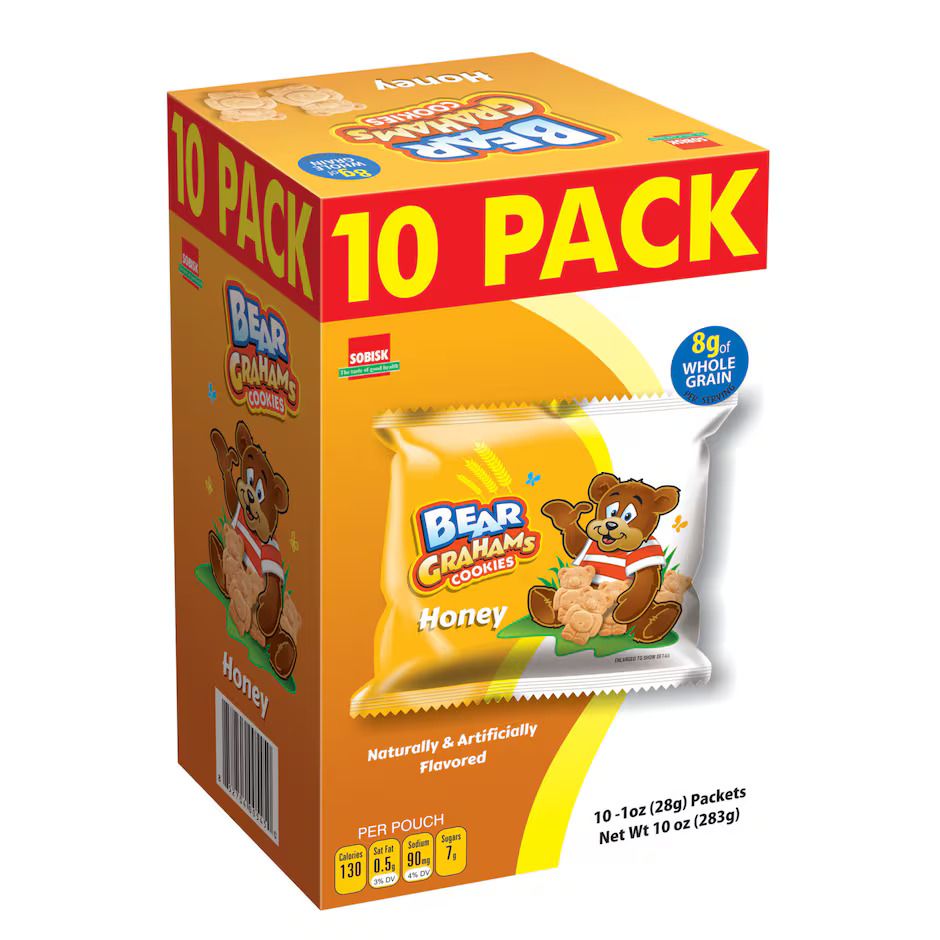 Sobisk Bear Grahams Lunch Packs 10ct - honey