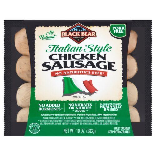 Black Bear Chicken Sausage - Italian