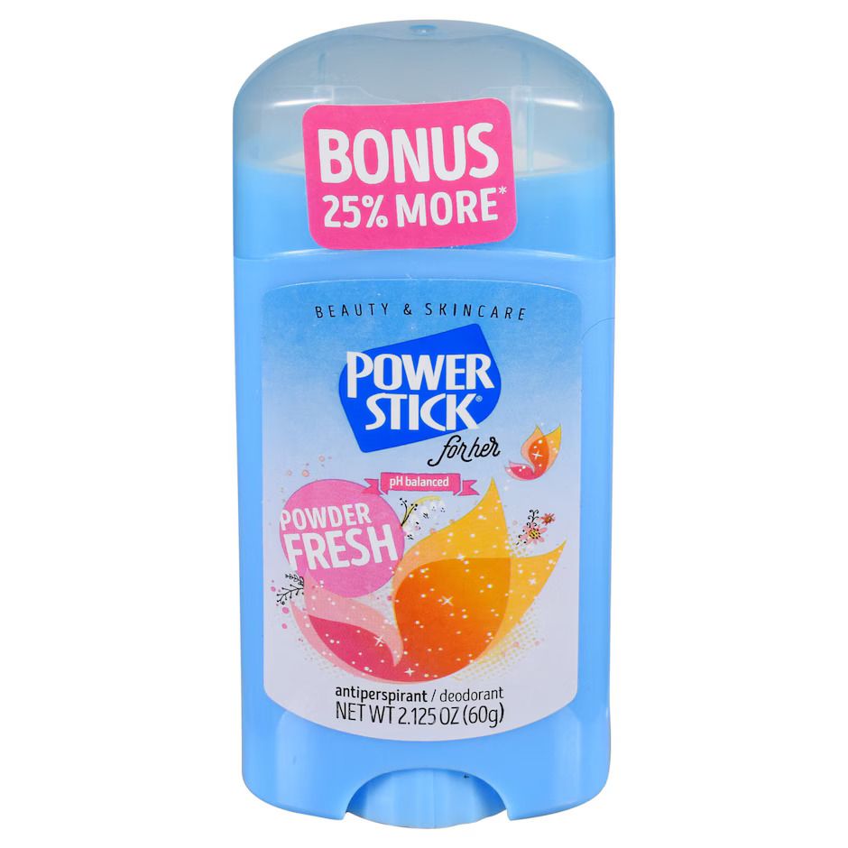 Power Stick For Her Antiperspirant Deodorant 2.125oz - Powder Fresh