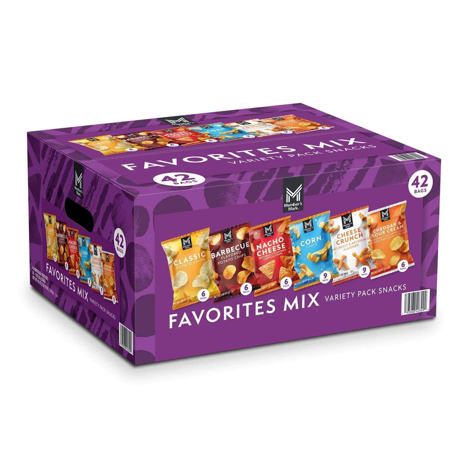 Member&#39;s Mark Favorite Mix Club Pack 42ct