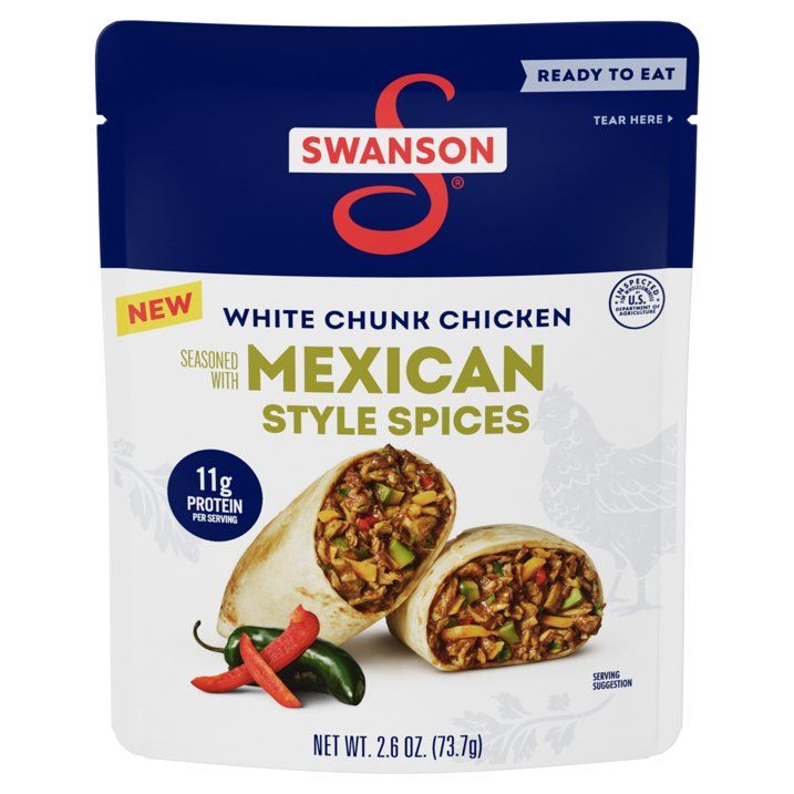 Swanson White Chunk Chicken     Mexican Style Spices